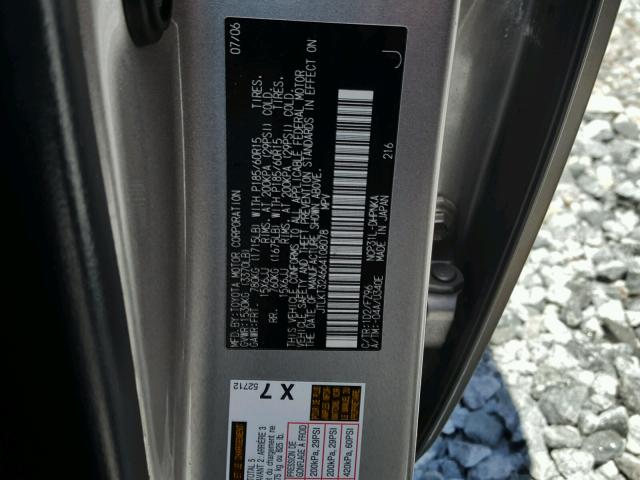 JTLKT324664108078 - 2006 TOYOTA SCION XB Күміс фото 10