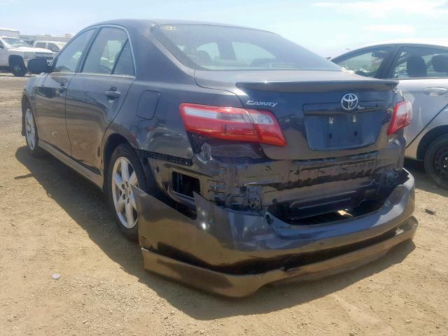 4T1BK46K47U540792 - 2007 TOYOTA CAMRY NEW CHARCOAL photo 3