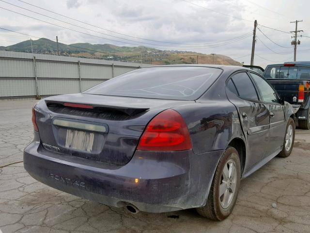 2G2WP552371125168 - 2007 PONTIAC GRAND PRIX PURPLE photo 4