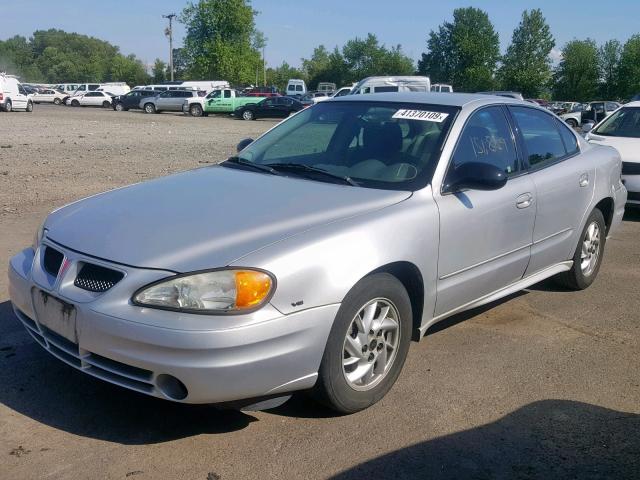 1G2NE52E75M147899 - 2005 PONTIAC GRAND AM S SILVER photo 2