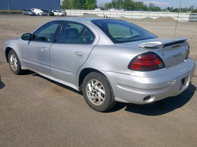 1G2NE52E75M147899 - 2005 PONTIAC GRAND AM S SILVER photo 3