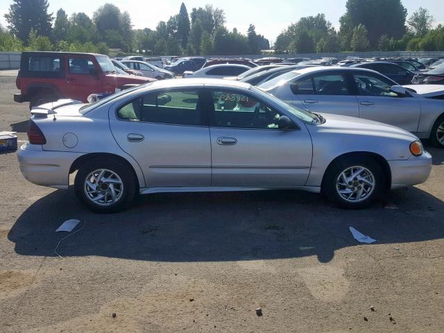 1G2NE52E75M147899 - 2005 PONTIAC GRAND AM S SILVER photo 9