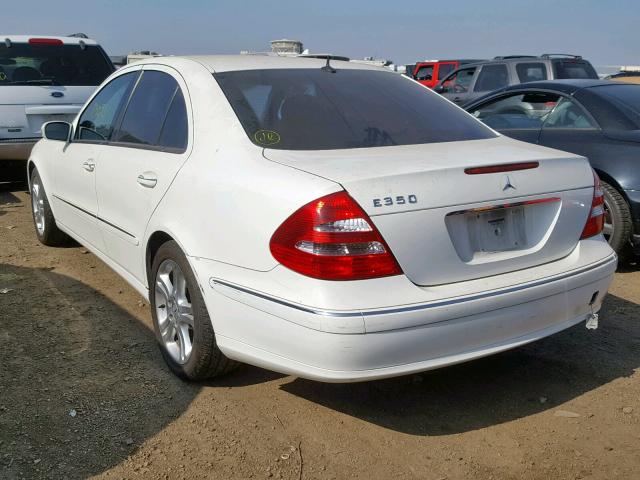 WDBUF56J46A940297 - 2006 MERCEDES-BENZ E 350 WHITE photo 3