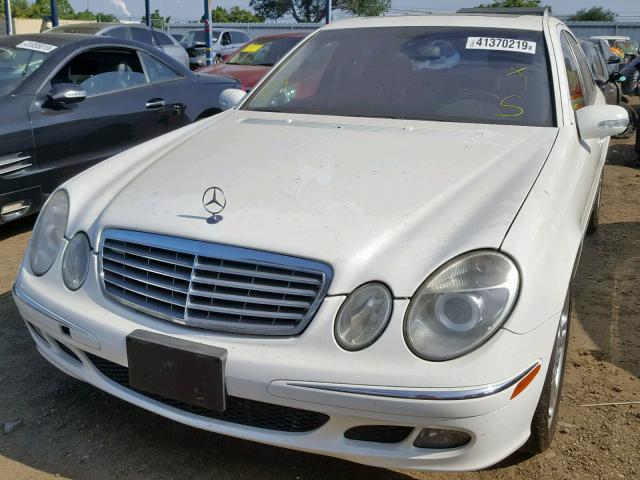 WDBUF56J46A940297 - 2006 MERCEDES-BENZ E 350 WHITE photo 9