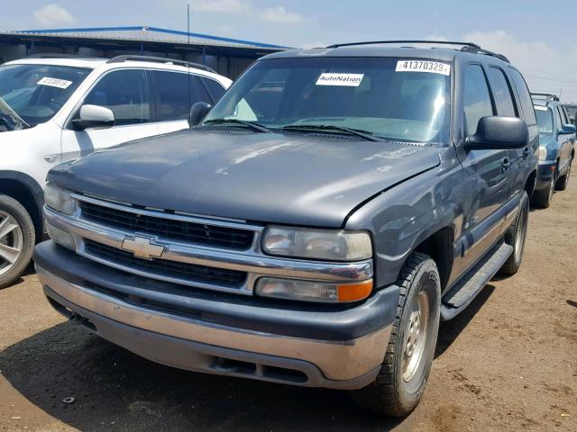 1GNEK13T01J300250 - 2001 CHEVROLET TAHOE GRAY photo 2