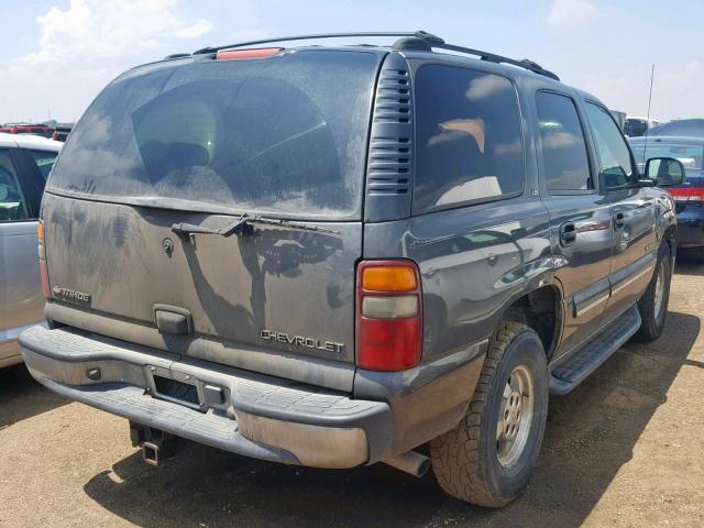 1GNEK13T01J300250 - 2001 CHEVROLET TAHOE GRAY photo 4