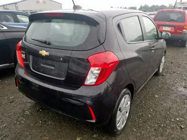 KL8CA6SA0JC459394 - 2018 CHEVROLET SPARK LS BLACK photo 4