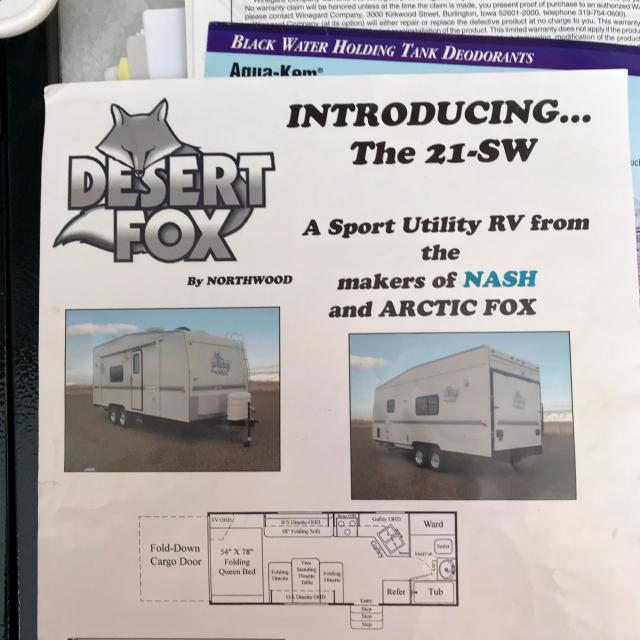 1N17S212010113714 - 2001 MISC DESERT FOX WHITE photo 10