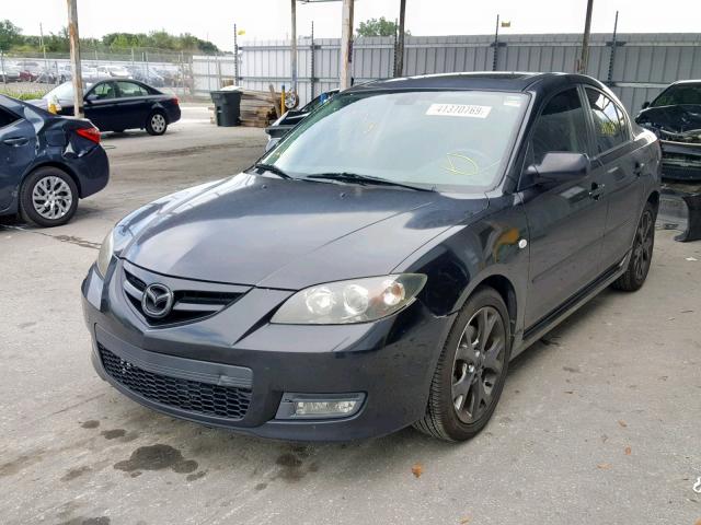 JM1BK323671663752 - 2007 MAZDA 3 S BLACK photo 2