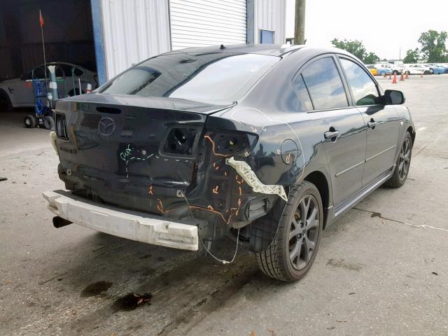 JM1BK323671663752 - 2007 MAZDA 3 S BLACK photo 4