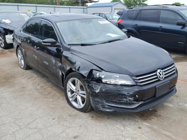 1VWBS7A31EC045018 - 2014 VOLKSWAGEN PASSAT SE BLACK photo 1