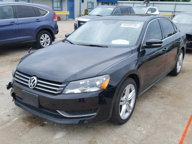 1VWBS7A31EC045018 - 2014 VOLKSWAGEN PASSAT SE BLACK photo 2