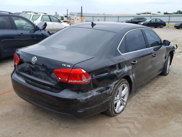 1VWBS7A31EC045018 - 2014 VOLKSWAGEN PASSAT SE BLACK photo 4