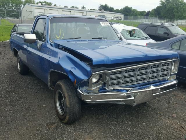 CCU147F484065 - 1977 CHEVROLET C-10 BLUE photo 1