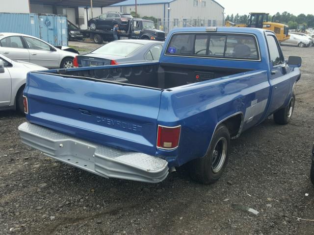 CCU147F484065 - 1977 CHEVROLET C-10 BLUE photo 4