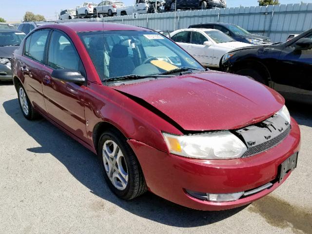 1G8AL54F74Z146642 - 2004 SATURN ION LEVEL RED photo 1