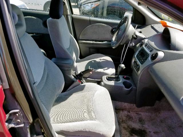 1G8AL54F74Z146642 - 2004 SATURN ION LEVEL RED photo 5