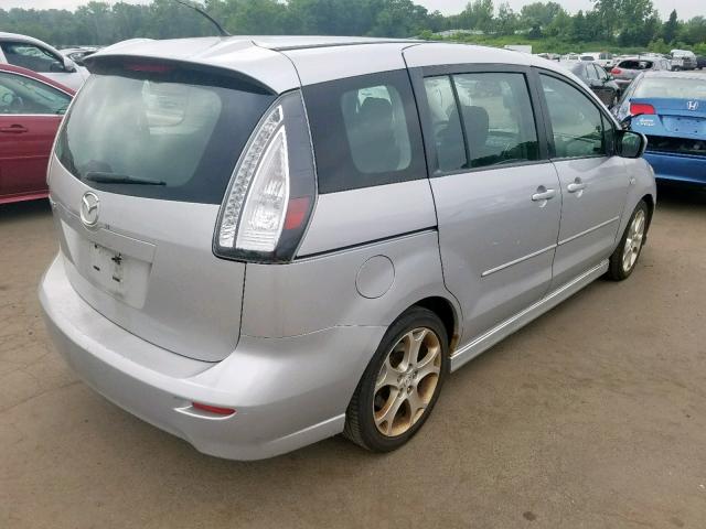 JM1CR29L880311912 - 2008 MAZDA 5 GRAY photo 4