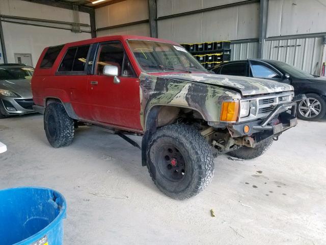 JT4RN62S9H0180522 - 1987 TOYOTA 4RUNNER RN RED photo 1