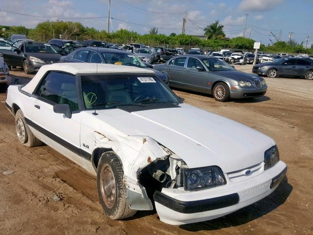 1FACP44E5LF144415 - 1990 FORD MUSTANG LX WHITE photo 1