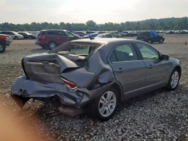 3FAHP08Z57R174390 - 2007 FORD FUSION SEL SILVER photo 4