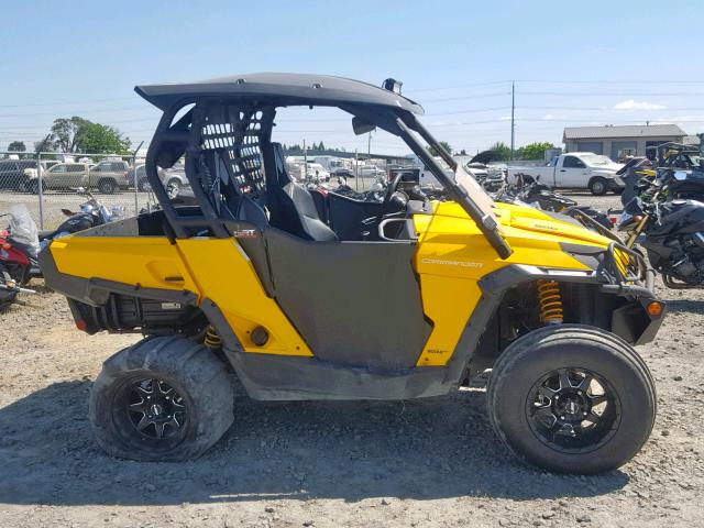 3JBKGAN24FJ001487 - 2015 CAN-AM COMMANDER YELLOW photo 9