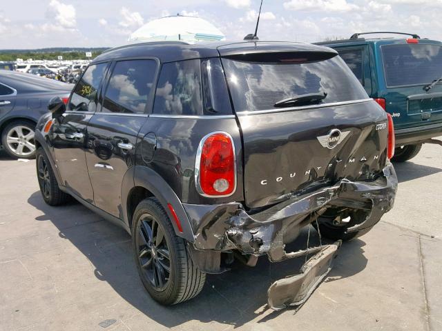 WMWZB3C5XGWR46752 - 2016 MINI COOPER COU BLACK photo 3