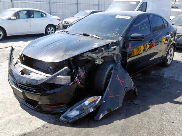 1C3CDFBB8FD310504 - 2015 DODGE DART SXT BLACK photo 2