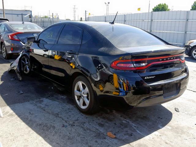 1C3CDFBB8FD310504 - 2015 DODGE DART SXT BLACK photo 3