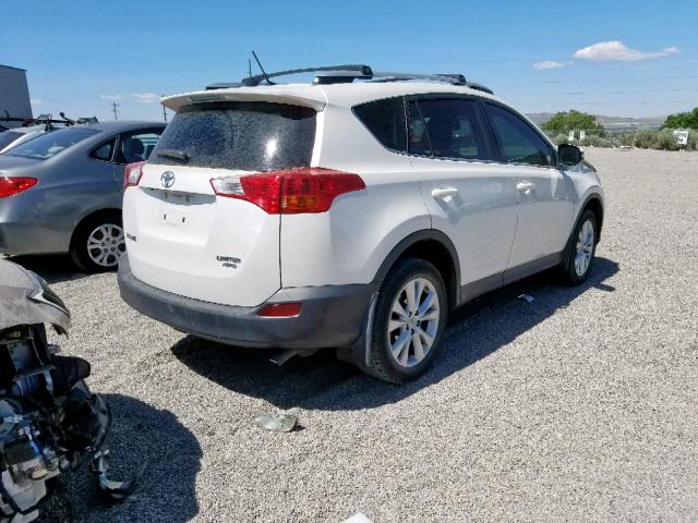 JTMDFREV6DD043572 - 2013 TOYOTA RAV4 LIMIT WHITE photo 4