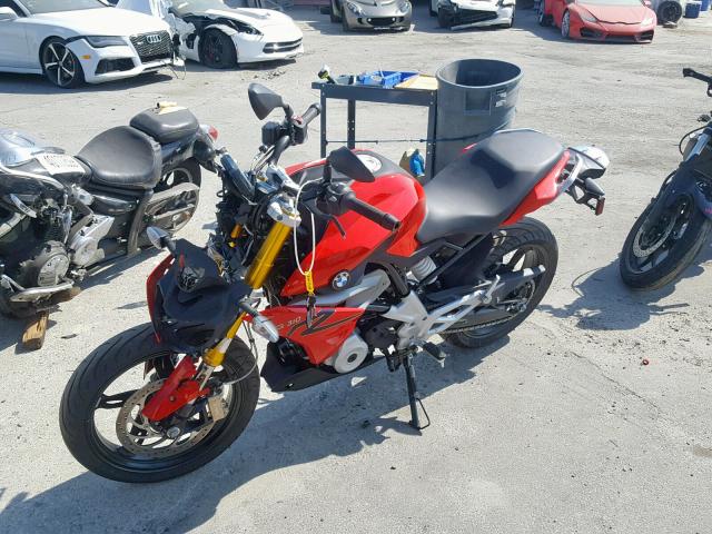 WB30G1104KR857702 - 2019 BMW G310 R RED photo 2