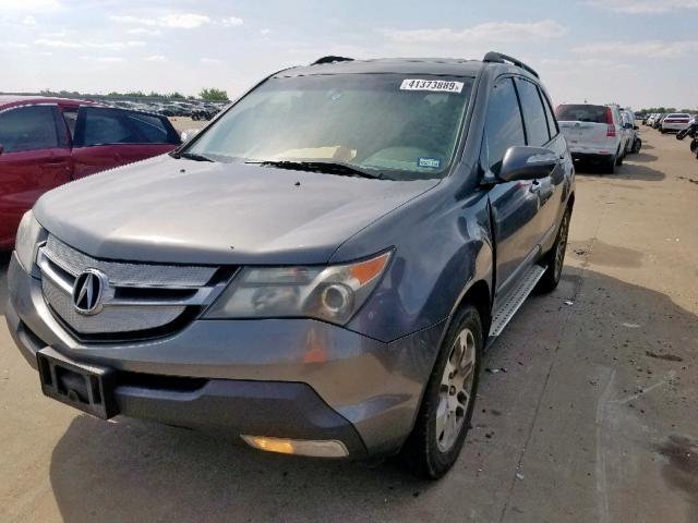 2HNYD28248H525962 - 2008 ACURA MDX GOLD photo 2