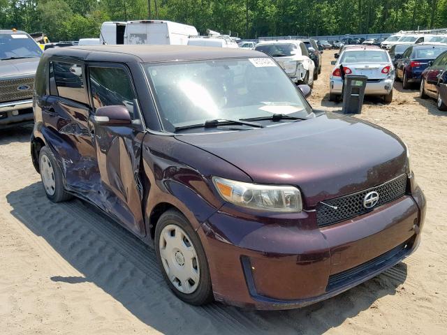 JTLKE50E181052704 - 2008 TOYOTA SCION XB 紫色 照片 1