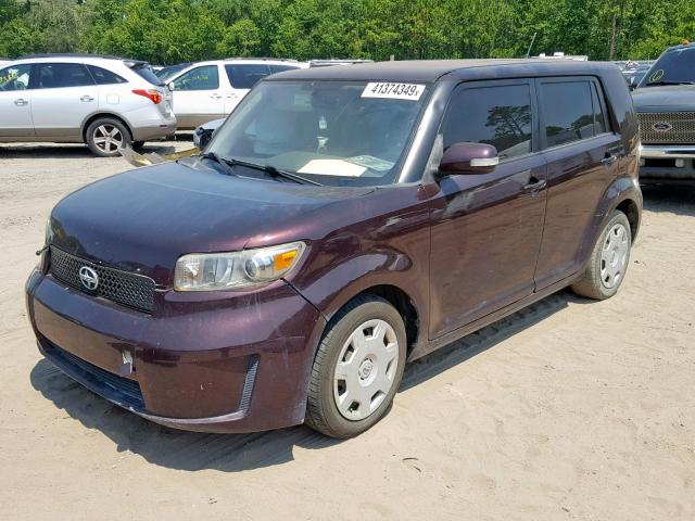 JTLKE50E181052704 - 2008 TOYOTA SCION XB 紫色 照片 2