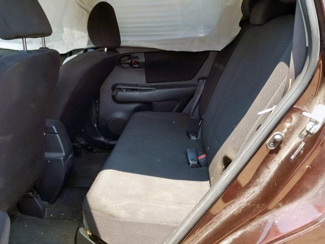 JTLKE50E181052704 - 2008 TOYOTA SCION XB 紫色 照片 6