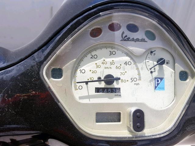 ZAPC386B4A5010996 - 2010 VESPA LX 50 BLACK photo 8