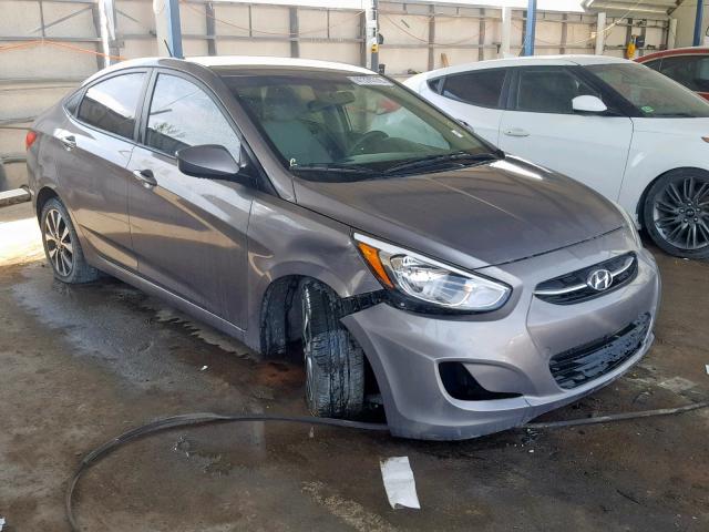 KMHCT4AE6HU365448 - 2017 HYUNDAI ACCENT SE GRAY photo 1