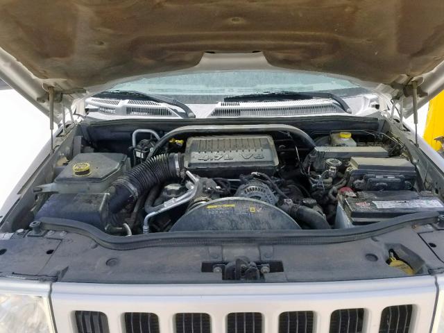 1J8HH48N36C210997 - 2006 JEEP COMMANDER SILVER photo 7