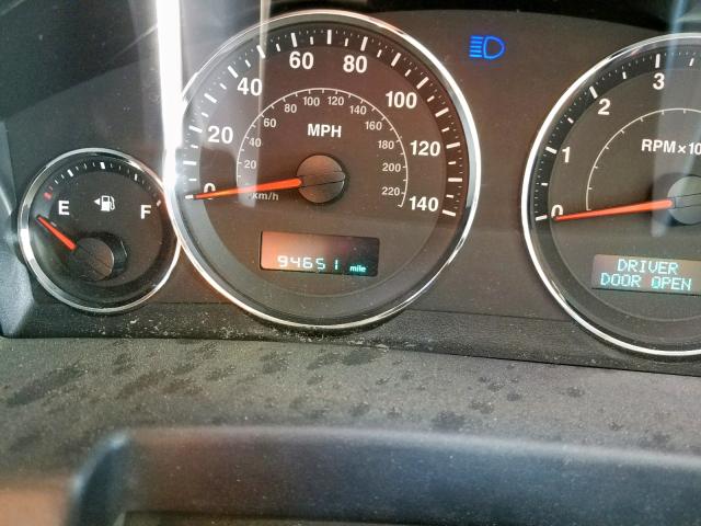 1J8HH48N36C210997 - 2006 JEEP COMMANDER SILVER photo 8