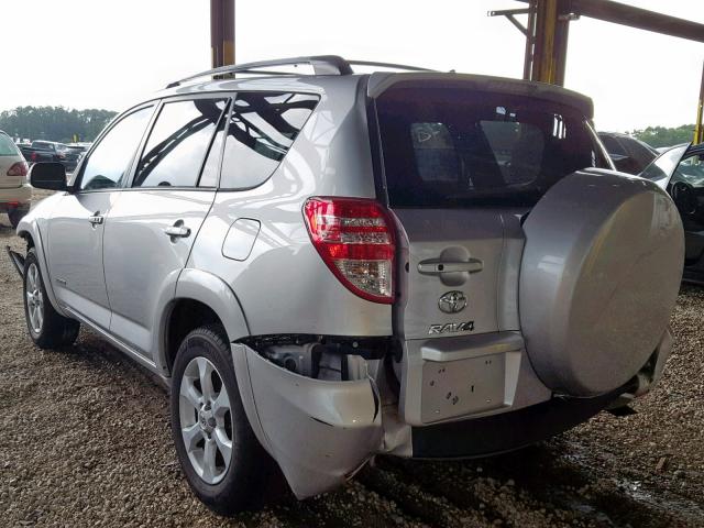 2T3YF4DVXBW062728 - 2011 TOYOTA RAV4 LIMIT SILVER photo 3