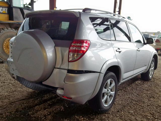 2T3YF4DVXBW062728 - 2011 TOYOTA RAV4 LIMIT SILVER photo 4