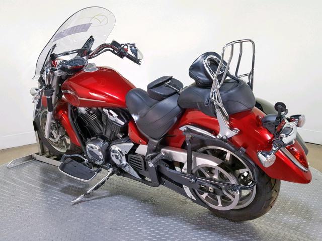 JYAVP25E87A002631 - 2007 YAMAHA XVS1300 CT RED photo 6