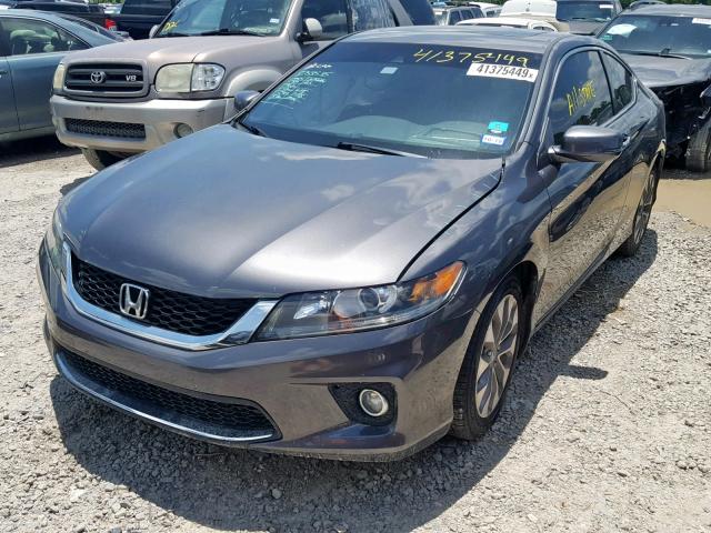 1HGCT1B85DA012837 - 2013 HONDA ACCORD EXL GRAY photo 2