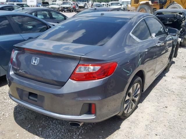 1HGCT1B85DA012837 - 2013 HONDA ACCORD EXL GRAY photo 4