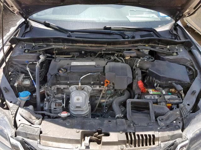 1HGCT1B85DA012837 - 2013 HONDA ACCORD EXL GRAY photo 7