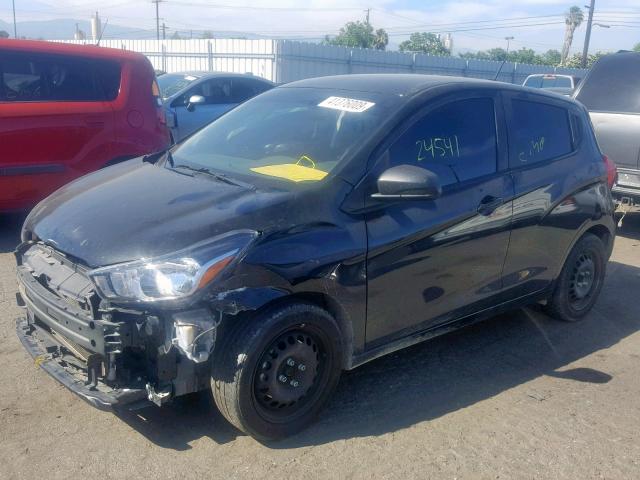 KL8CB6SA4HC804059 - 2017 CHEVROLET SPARK LS BLACK photo 2