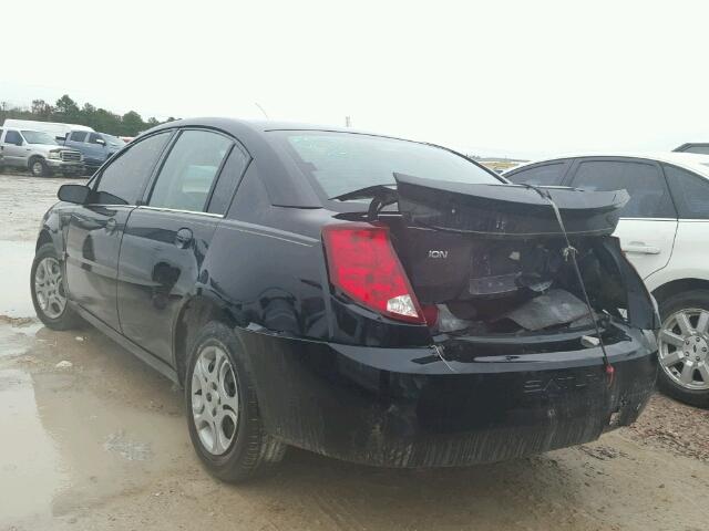 1G8AZ52F45Z140509 - 2005 SATURN ION LEVEL BLACK photo 3