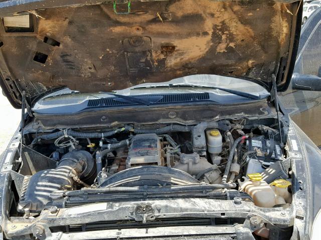 3D7KR28A27G800608 - 2007 DODGE RAM 2500 S შავი ფოტო 7