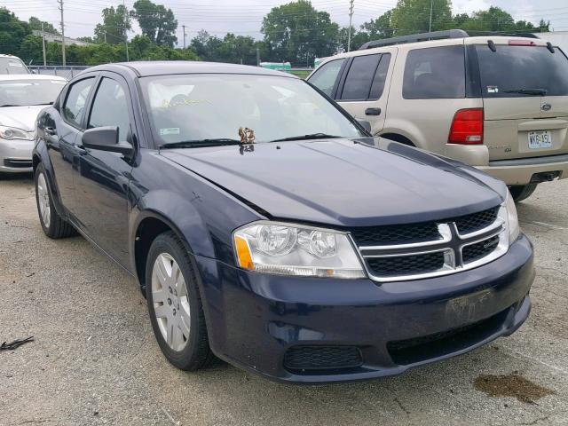 1B3BD4FBXBN543828 - 2011 DODGE AVENGER EX BLUE photo 1