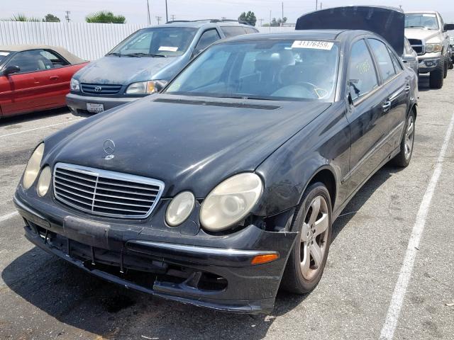 WDBUF65J63A227355 - 2003 MERCEDES-BENZ E 320 BLACK photo 2